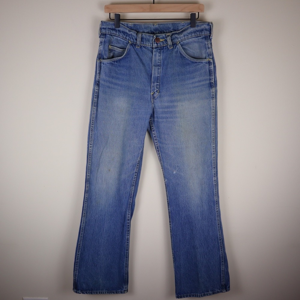 Vintage 70s Big Yank Union‎ Made Jeans Scovill Zip Waist 32" Inseam 30.5"
